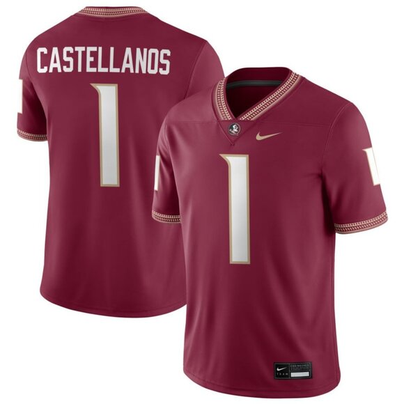 Mens Youths Thomas Tommy Castellanos Garnet Stitched Jersey Vapor - Picture 1 of 2